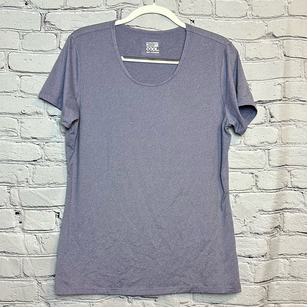 32 Cool Purple Short Sleeve Top